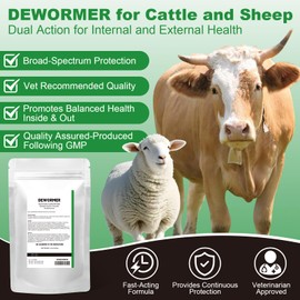 BiKontrun Soluble Drench Powder, Dewormer for Cattle and Sheep, 3.5 oz (100 g)