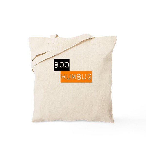 CafePress Boo Humbug Halloween Tote Bag Natural Canvas Tote Bag,