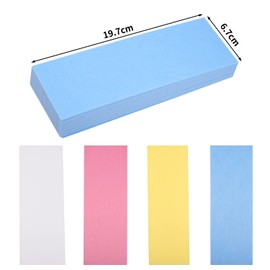 MFUOE 400 Pieces Wax Strips Colorful Non Woven Strip Professional Hair Removal Wax Paper for Hair Arms Legs Underarm Bikini Hair Removal