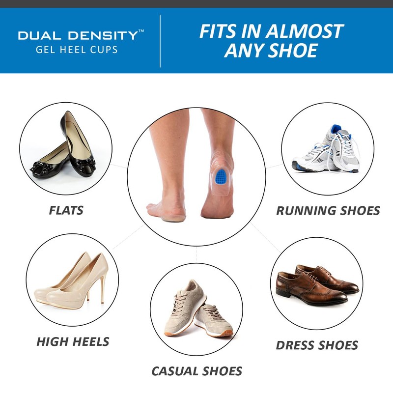 Medi-dyne Polar Bears Gel Heel Cup Regular (Ladies)