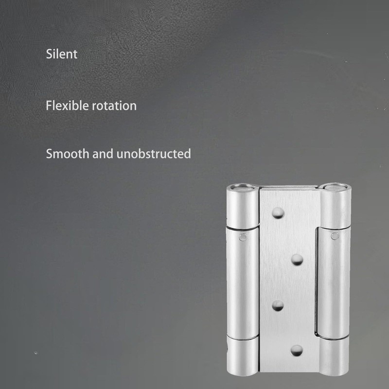 4-inch Double-Acting Spring Door Hinges, Heavy-Duty Ball-Bearing self-Closing Stainless Steel