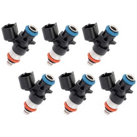 Set of 6 Fuel Injector - Compatible with 2011-2014 for Dodge Avenger 3.6L 2011-2016 for Chrysler Town & Country 3.6L 2011-2019 for Chrysler 300 3.6L- Replace Part 0280158233