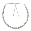 AA+ Natural Ethiopian Opal Gemstone Beads Bolo Bracelet, Adjustable Slider