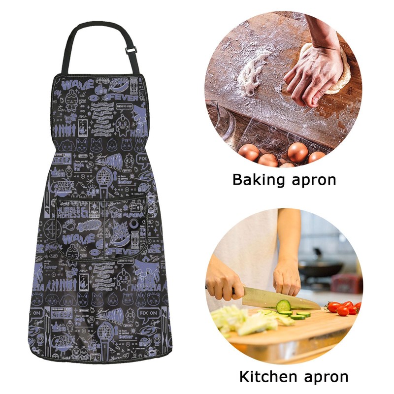 BAUNA Kpop Kitchen Apron Kpop Lover Gift Concert Apron With