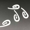 White Plastic Curtain Hooks | Hooks For Pencil Pleat, Window,