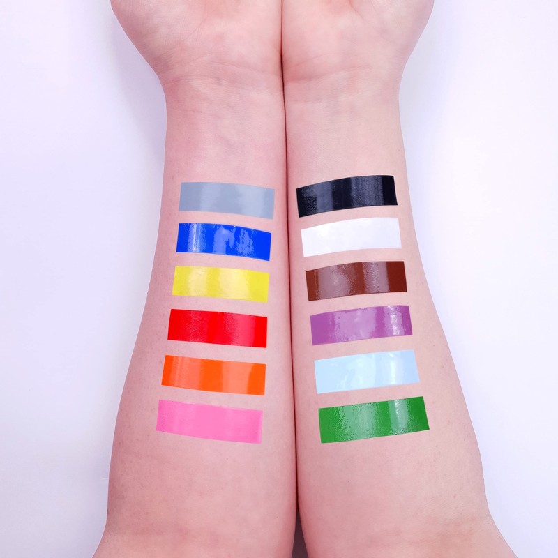 Moon Creations Face & Body Paint with Brush Applicator -