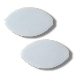 Pro-Tuff Decals 1" Die-Cut White Football Award Decals (96 Decals) Football 20 mil Cut-to-Shape