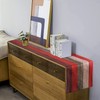 Hanrunsi Red Table Runner 33 X 183 cm Rectangle Coffee