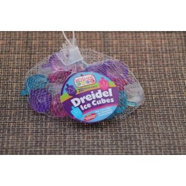 Dreidel Shaped Reusable Ice Cubes - 8 Pack - Food Grade Freezer Safe Silicone Ice Cube - Hanukkah Ice Cubes Reusable - The Kosher Cook