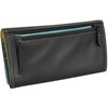 GOLUNSKI Graffiti Black Tropical Soft Leather Large Womens Purse Wallet