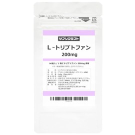 サプリクラフト L- トリプトファン (90カプセル入り) 1カプセルにL-トリプトファン200㎎ トリプトファン サプリメント