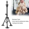 Wig Head Stand Mannequin Tripod Hairdressing False Head Mold Stand