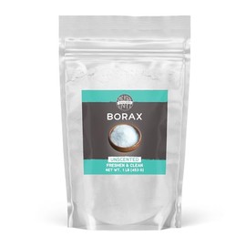 Birch & Meadow Borax, Unscented, Laundry & Cleaning Additive (1 Pound)