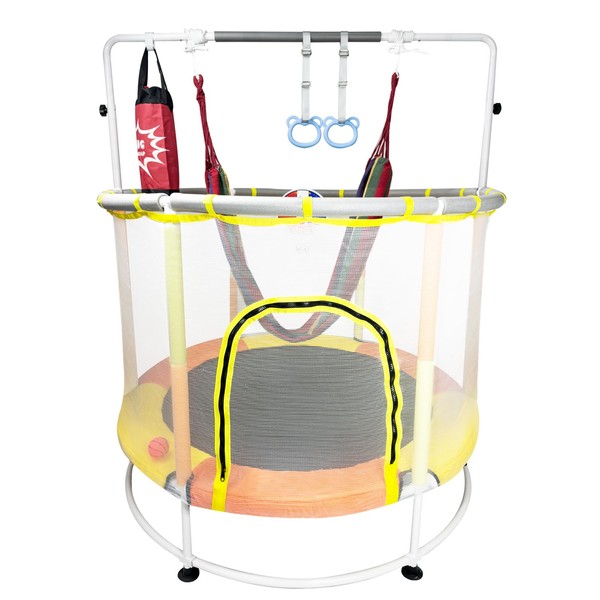 Trampoline for Kids, 55" Toddler Trampoline Indoor & Outdoor, Thickened