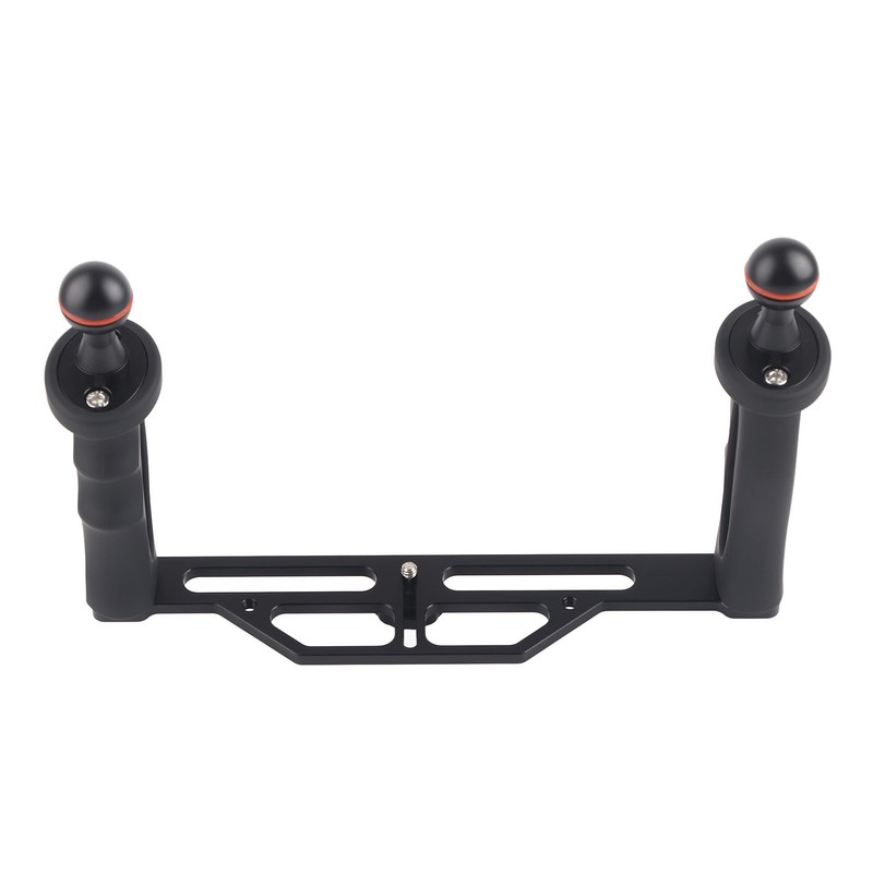 Dual Handle Aluminium Tray Stabilizer Rig Diving Underwater Camera Housings
