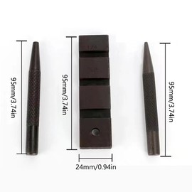 Chainsaw Chain Breaker Tool, 3Pcs Pocket Chain Saw Rivets and Chainsaw Link Removal Tool Repairing Mending Tool Set