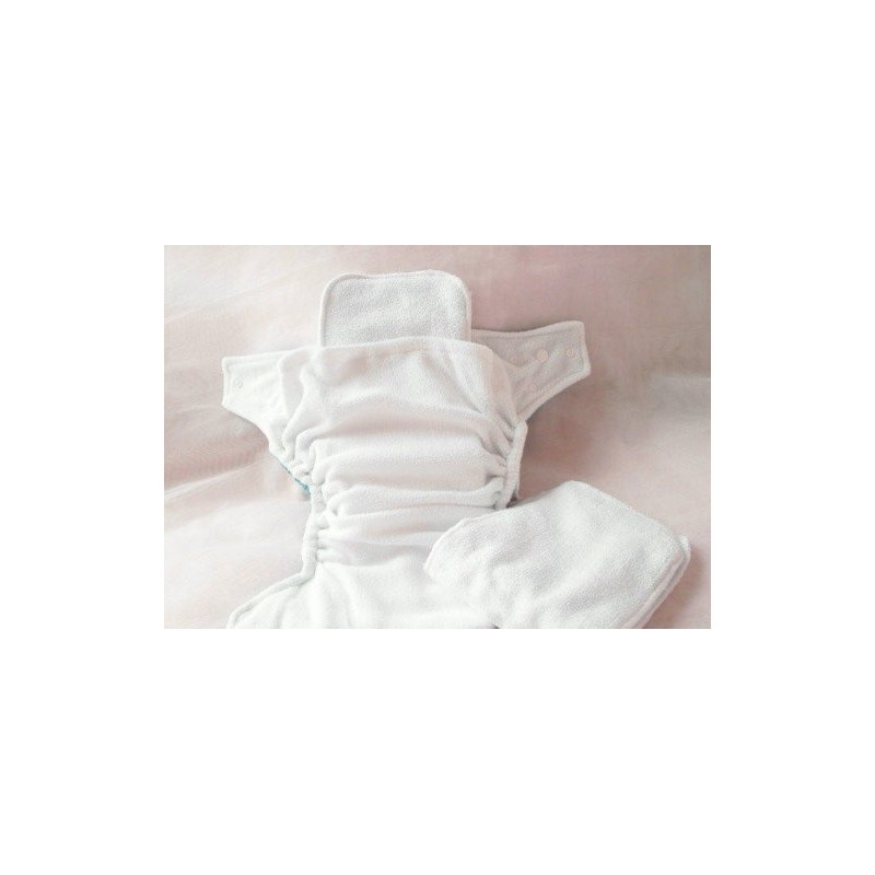 6 Pack 100% Microfiber Inserts for Cloth Diapers Reusable Washable