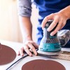 150mm Hook-and-Loop Sandpaper, 40Pcs 6 Inch Sanding Discs Pads 80