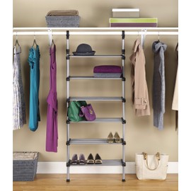 Whitmor 6 Shelf Closet System - Adjustable Closet Maximizer