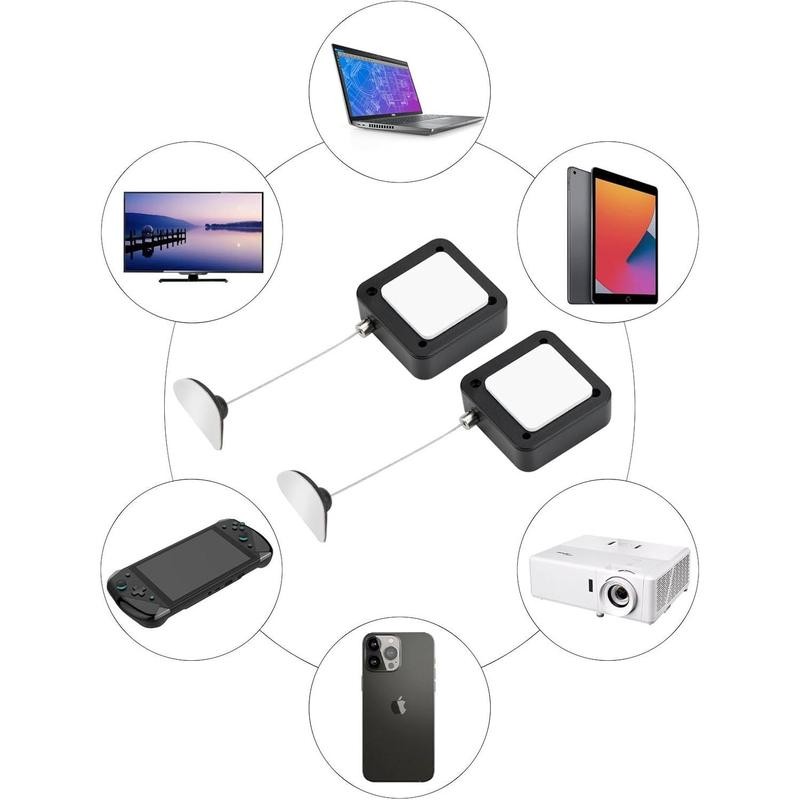 Retractable 90cm Remote Control Cable Tether Lock with Adjustable Locking