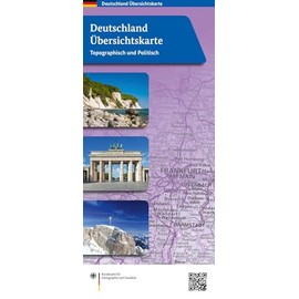 Deutschland Übersichtskarte: Topographische und Politische Karte 1:1.000.000 (Topographische Karten 1:1 000 000)