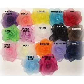 Glitter flowers, Glitter Roses, Craft flowers, Floral roses for crafting, bows