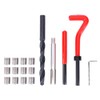 17Pcs Stainless Steel Thread Repair Kit with M10x1 Threaded Inserts,