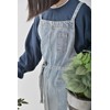 Pincy Denim Apron Cross Back, Unisex Adjustable Bib Apron with