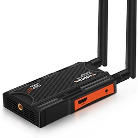 RX Only, Wireless HDMI Extender Receiver, Up to 1 TX to 4 RX Connections, Max Line-of-Sight Transmission Distance 1 TX to 1 RX (200m), 1 TX to 2 RX (60m), 1 TX to 3 RX (30m), 1 TX to 4 RX (20m)