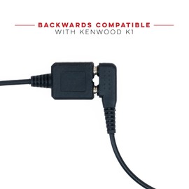 BTECH GMRS-PRO/UV-PRO K1 Adapter Cable for Enhanced Accessory Compatibility - Integration and Backward Compatibility with K1 Accessories