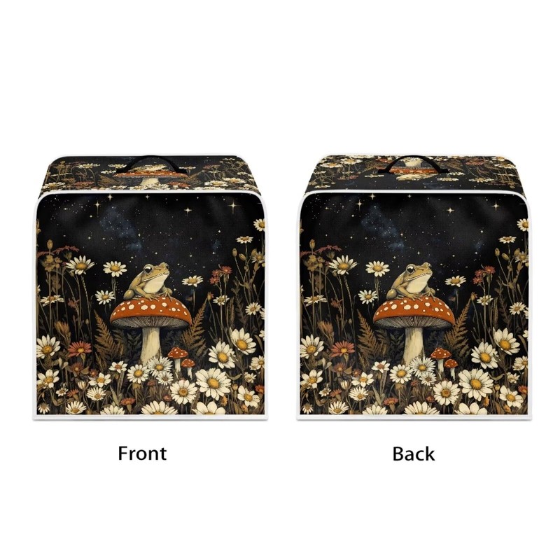 Kathyboom Kathyboom Frog Mushroom Daisy Coffee Machine Covers Anti Dust