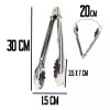 Strong Pinzas De Cocina Tenazas Ergonómicas Acero Inoxidable 5 Pzs