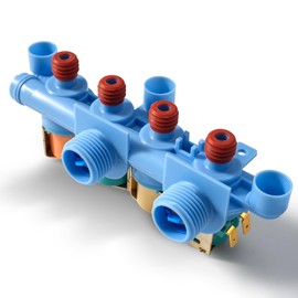 WH13X26637 WH13X24058 Washer Water Inlet Valve Assembly Compatible with GE GTW685BPL0DG GTW720BSN0WS, AP6282070 Washing Machine Water Valve Replace 4546358 PS12171559 Solenoid Repalcement