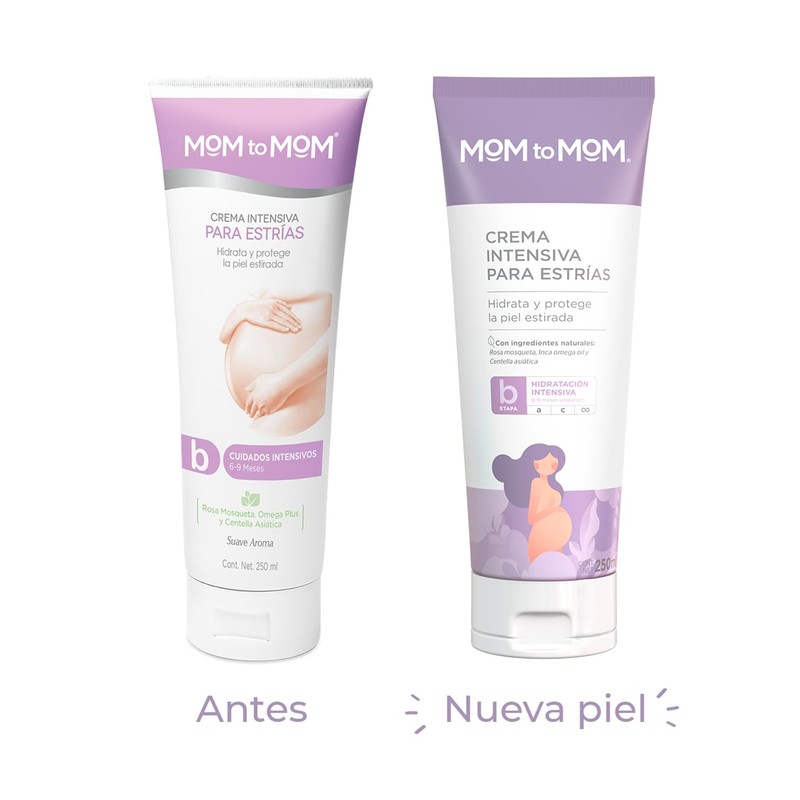 MOM to MOM Crema Intensiva para Estrías en el Embarazo