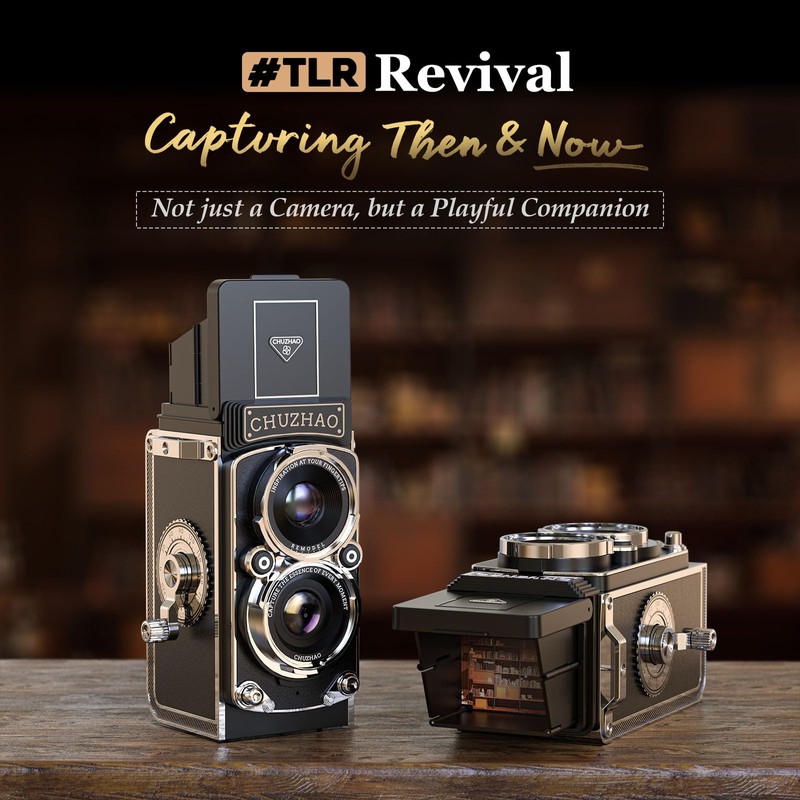 Retro Mini Digital Camera, 1080P FHD Video 12MP Autofocus Vlogging