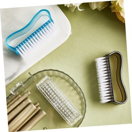 VICASKY 6pcs Nail Scrub Brush Colors for Fingernail and Toenail Cleaning Comfortable Grip Bristles for Gentle Application for Manicure and Pedicure