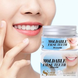 XdealCozyxc Temporary Tooth Filling Repair Kit, Moldable False Teeth for Chipped & Missing Tooth Replacement