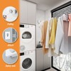 Dancrul Retractable Clothesline, Heavy Duty Clotheslines for Indoor and Outdoor,Wall
