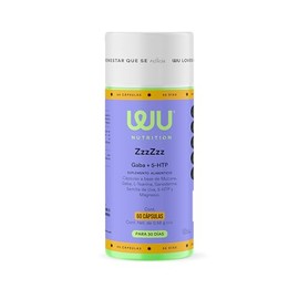 WU Nutrition ZzzZzz | Capsulas para Dormir y Relajación | Sueño Reparador con GABA Magnesio, Hongo Reishi 5-HTP, Manzanilla | Suplemento Premium | Apo
