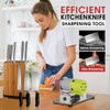 Electric Knife Sharpener, 7 Adjustable Speed Mini Belt Sander, 15