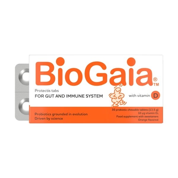 Biogaia Protectis + D3 Family 30 chewable tabs orange