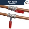 Isolation Valve 15mm – 1 Pack | Full Bore Lever