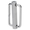 2Pcs Slide Buckle 316 Stainless Steel Rectangle Adjustable Knurled Roller