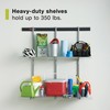 Rubbermaid Fasttrack Rail Storage 48"x16" 3-Shelf Kit, 350 lbs. Per