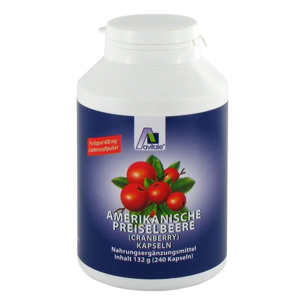 Cranberry American 400 mg Capsules