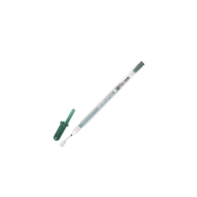 Sakura Gelly Roll Metallic-Hunter Green, Acrylic, Roller Ball Tip