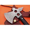 Damascus Steel Cabin Axe, 12 Inches Long Hand Forged rain