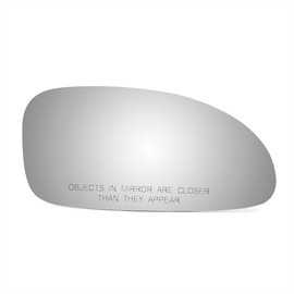 BOOLEE Mirror Glass Replacement fit for 2000 2001 2002 2003 2004 2005 Buick Lesabre Passenger Right Side RH With Adhesives