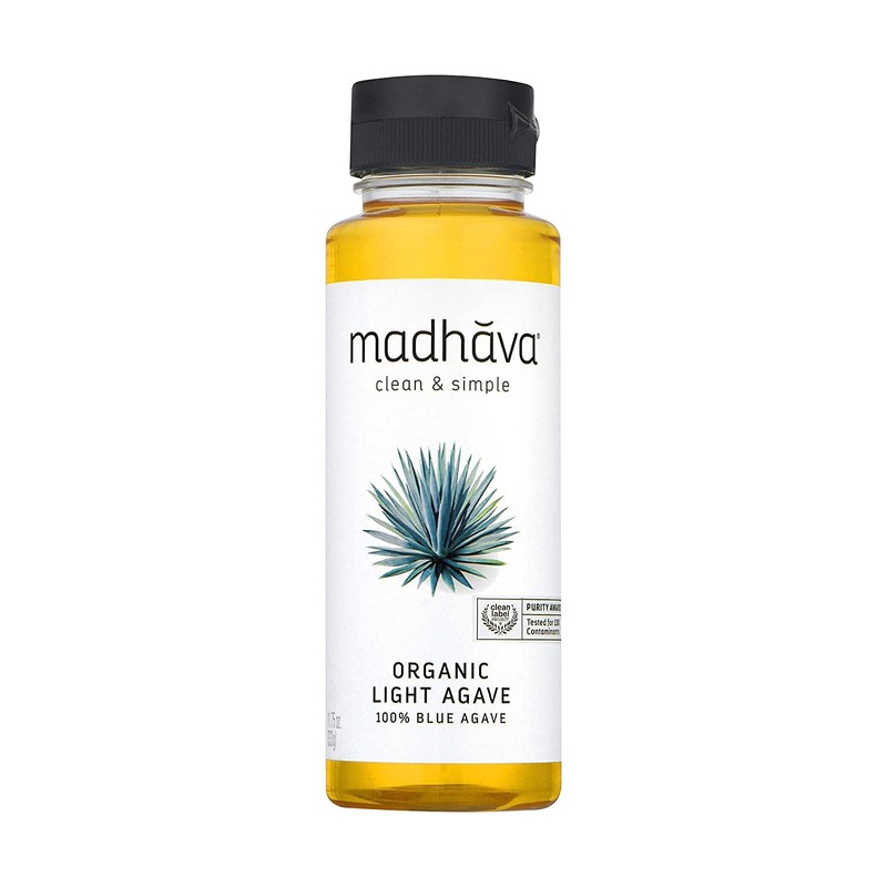 Madhava Organic, Golden Light Blue Agave, Neutral Mild Flavor, 11.75