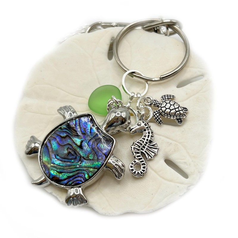 Sea Turtle Lanyard for Eyeglasses or ID Badge - Abalone